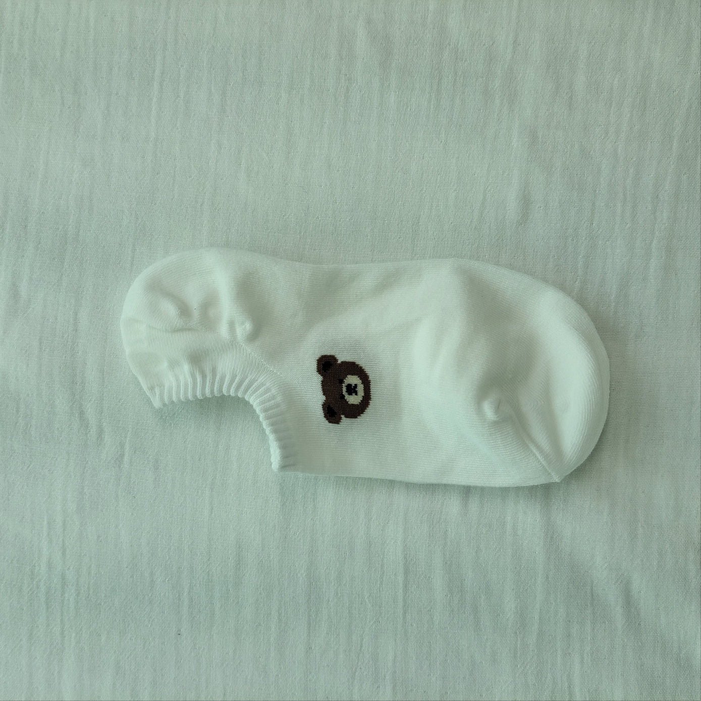 Embroidered No-Show Socks Set (5 Pairs) | Cute Korean-Style Low-Cut Socks